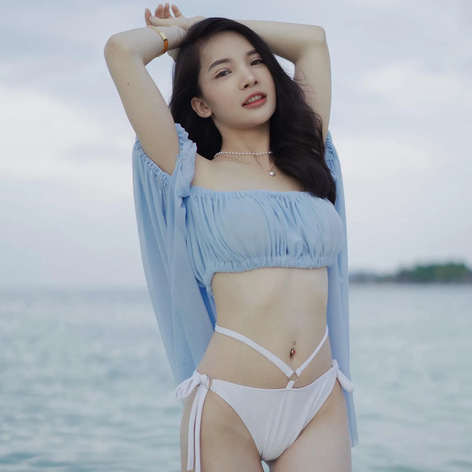 ปูเป้ ณัฐวี นางแบบสวยหวาน ลุคคุณหนูพราวเสน่ห์ 16