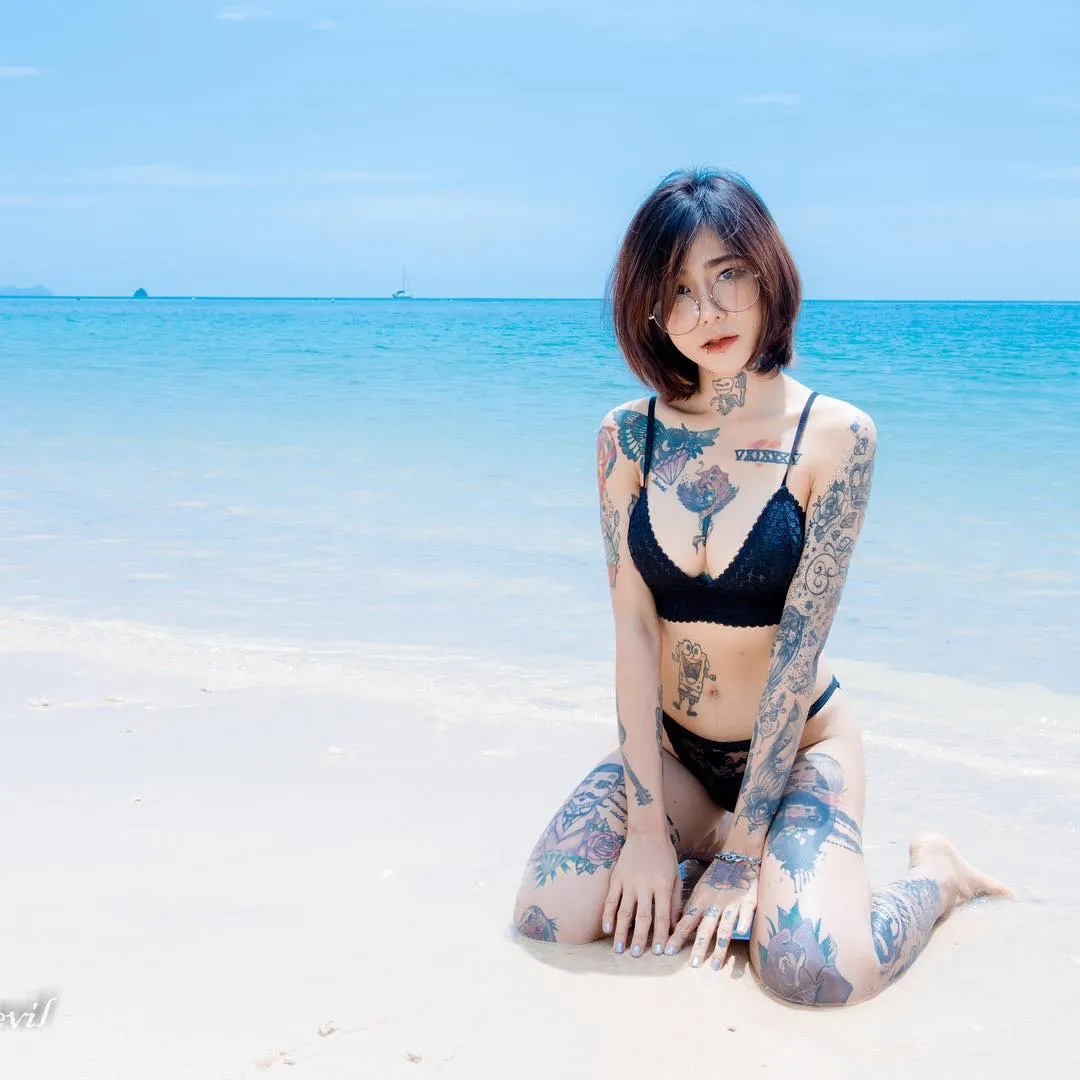 น้องภัส นภัสพลอย เน็ตไอดอลสุดน่ารัก รอยสักโดดเด่น คอนเทนต์โคตรดี 11