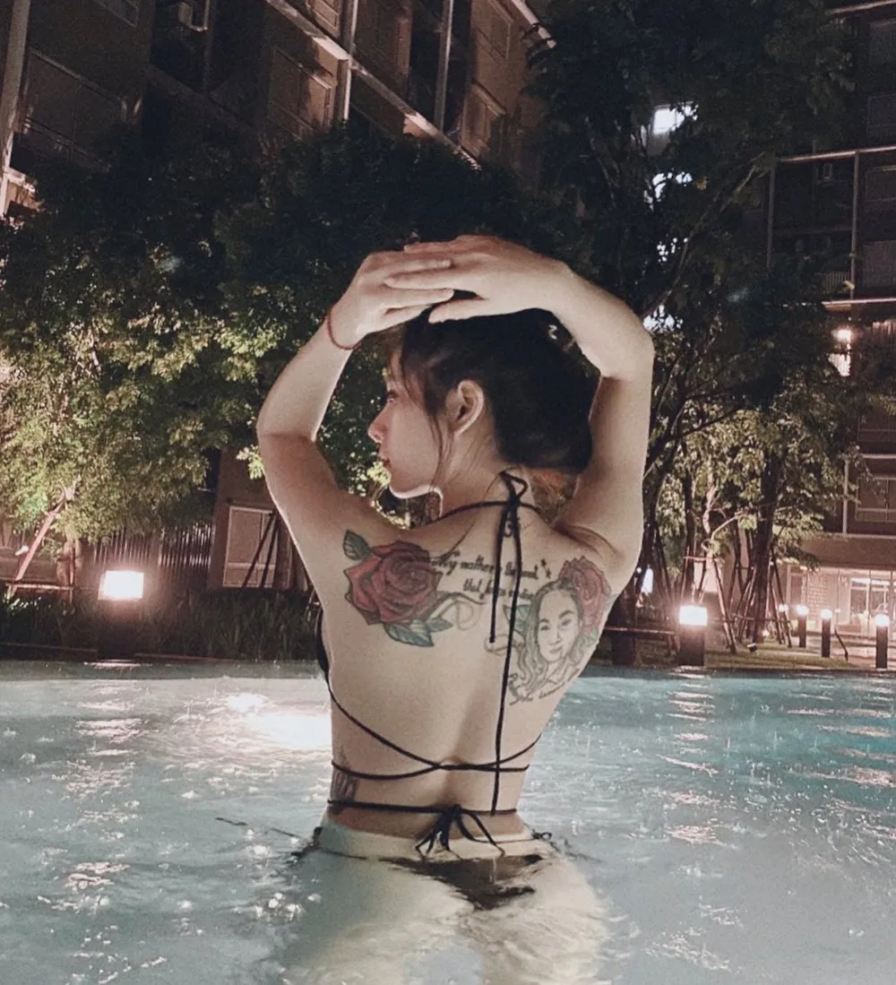 น้องนุ้งนิ้ง นางแบบสาวฮอต สวยสะพรั่ง ขาวเนียนไปทั้งร่าง ผลงานแซ่บสุด 14