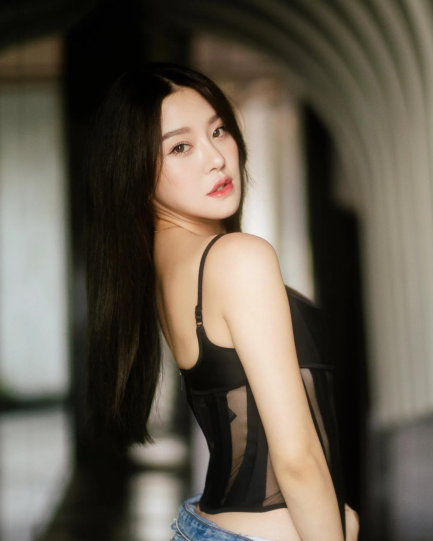 Mind ณภศศิ นักแสดงสาว ขาวจั๊วะ ตัวแม่ TikTok 35