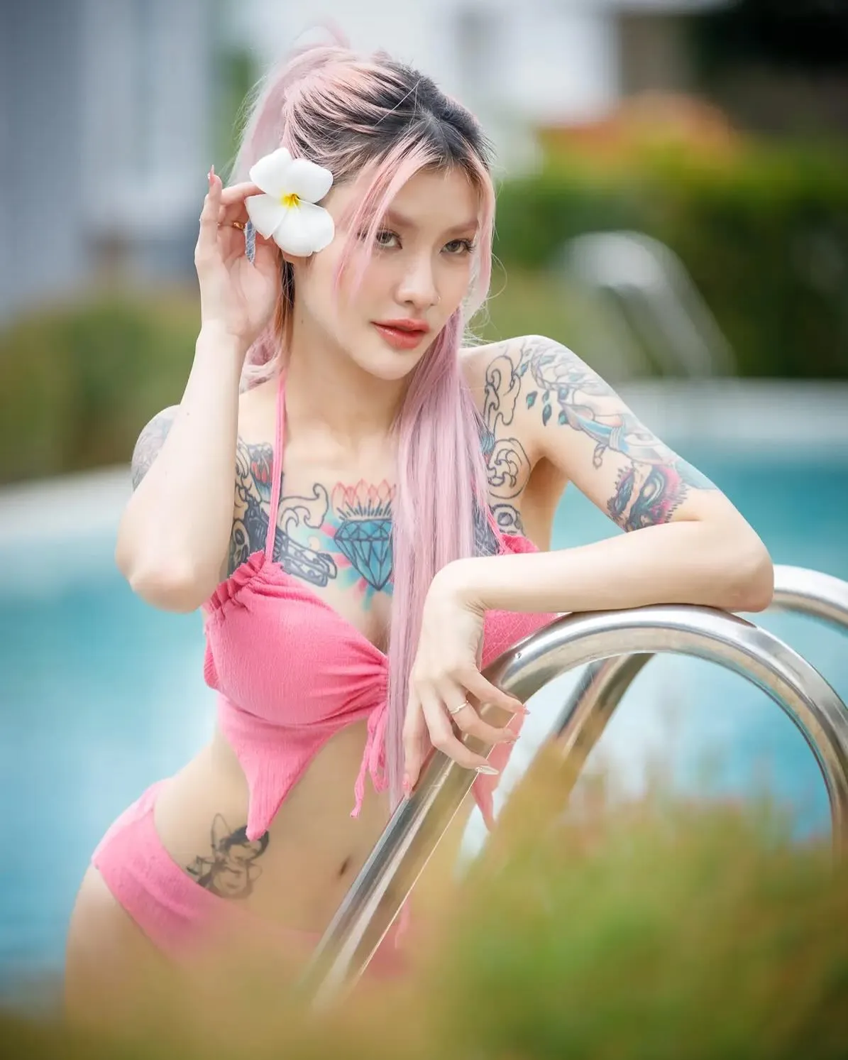 น้ำ ธิดา nnaminxxtd นางแบบเซ็กซี่ สายแฟชั่น รอยสักฉ่ำ สวย เท่ เด็ดจัด 3