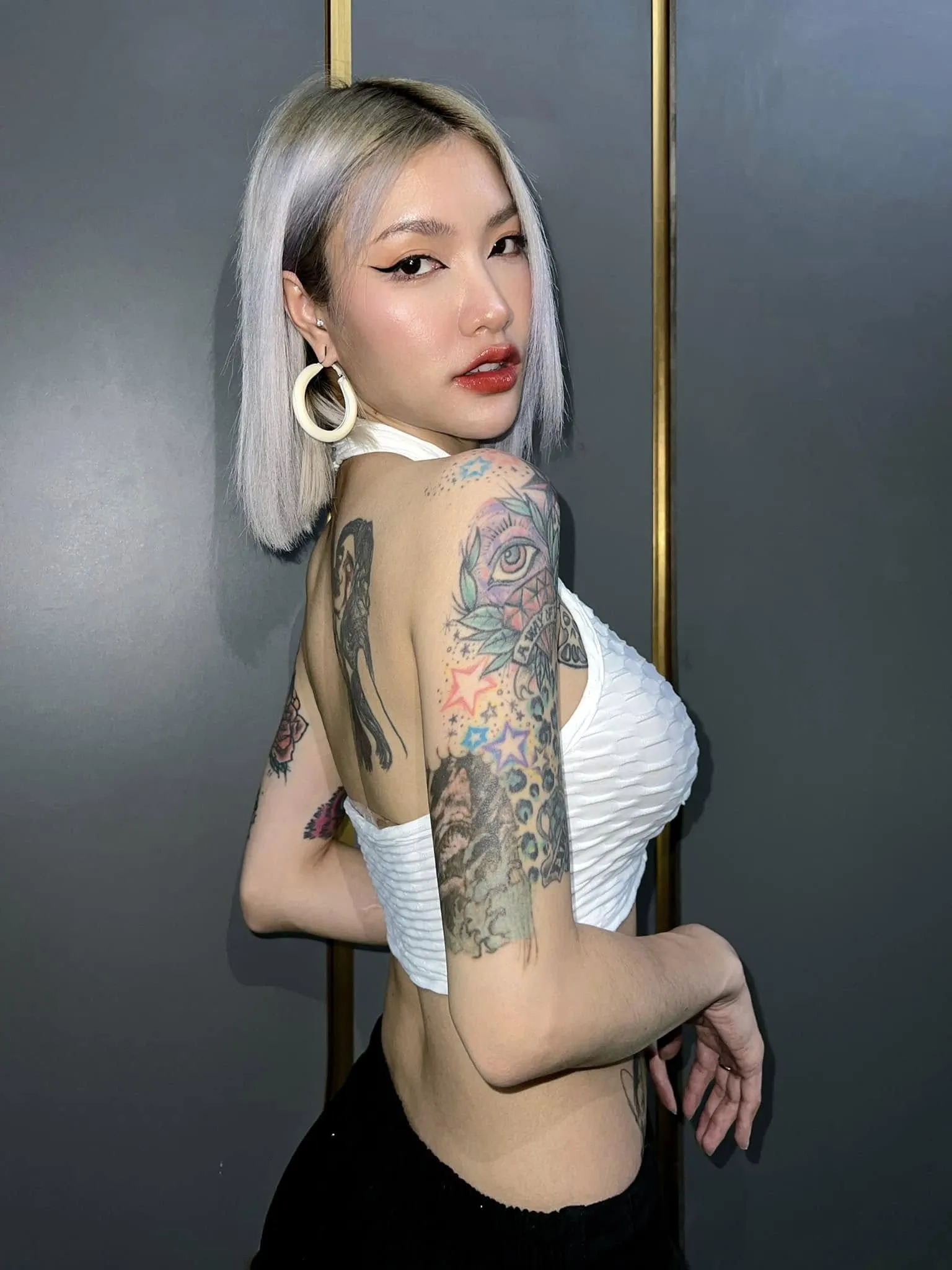 น้ำ ธิดา nnaminxxtd นางแบบเซ็กซี่ สายแฟชั่น รอยสักฉ่ำ สวย เท่ เด็ดจัด 9