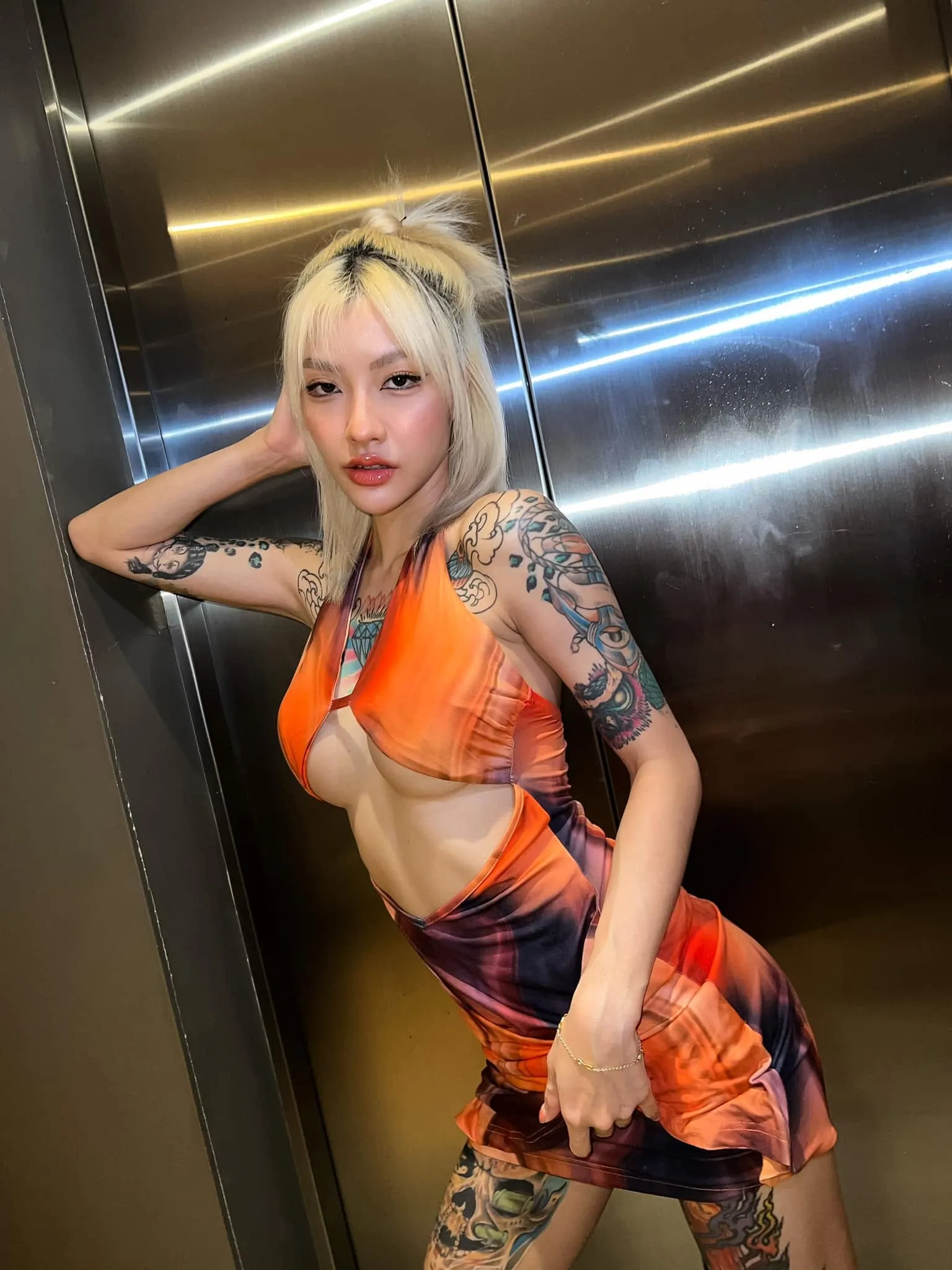 น้ำ ธิดา nnaminxxtd นางแบบเซ็กซี่ สายแฟชั่น รอยสักฉ่ำ สวย เท่ เด็ดจัด 10