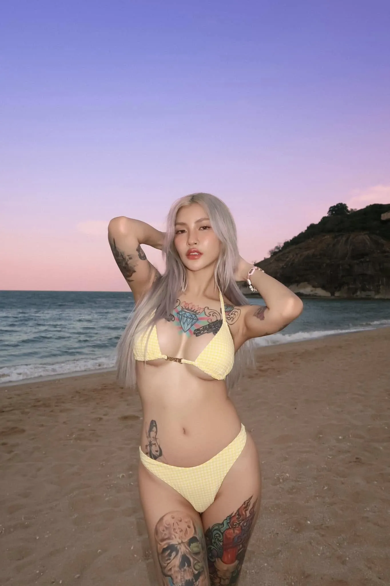 น้ำ ธิดา nnaminxxtd นางแบบเซ็กซี่ สายแฟชั่น รอยสักฉ่ำ สวย เท่ เด็ดจัด 17