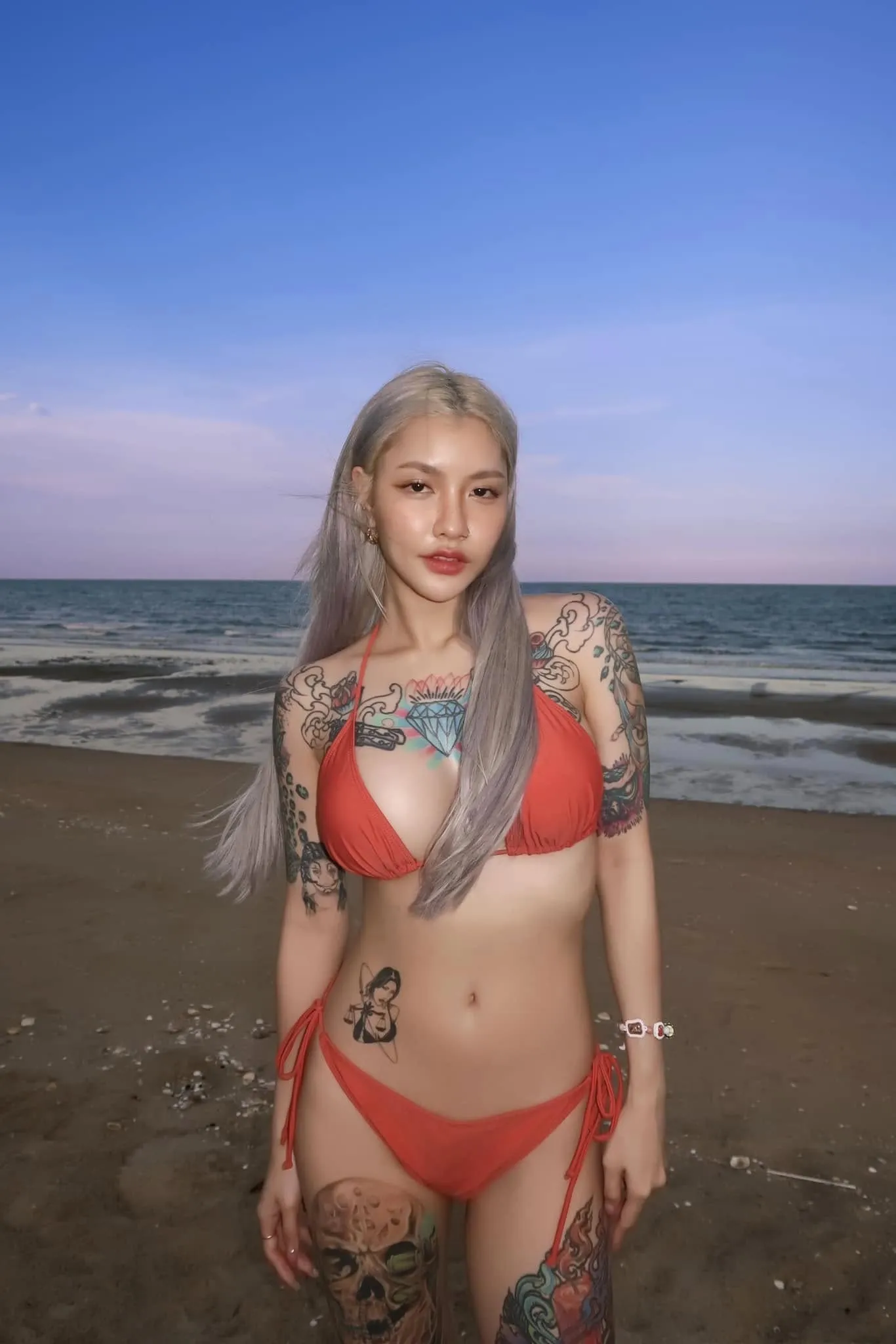 น้ำ ธิดา nnaminxxtd นางแบบเซ็กซี่ สายแฟชั่น รอยสักฉ่ำ สวย เท่ เด็ดจัด 18